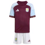 Günstige Fußballtrikots Aston Villa Kinder Heimtrikot 2025-26 Kurzarm